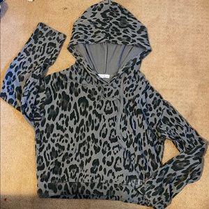 Nordstrom Sociallite Cheetah Print Sweatshirt